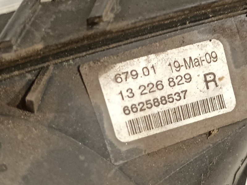 Recambio de faro antiniebla derecho para opel insignia berlina cosmo referencia OEM IAM 13226829 662588537 