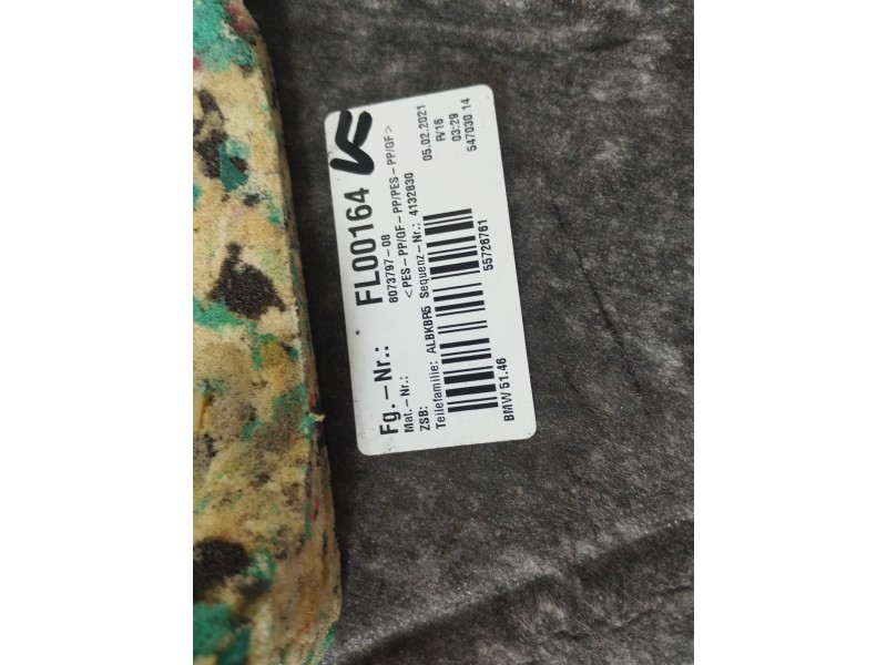 Recambio de bandeja trasera para bmw serie 3 berlina (g20) 318d referencia OEM IAM 51468073797  