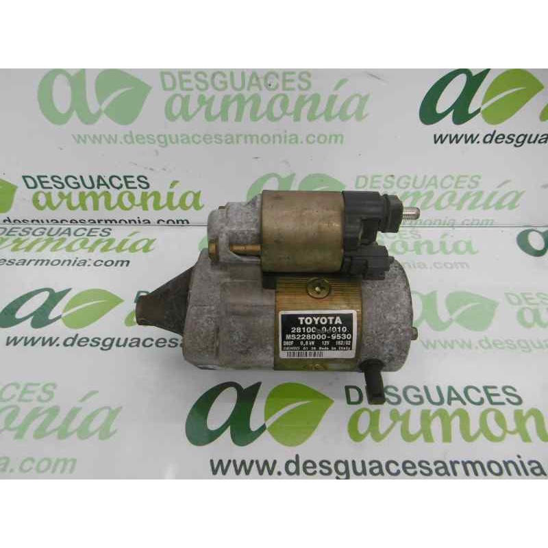 Recambio de motor arranque para toyota yaris (ncp1/nlp1/scp1) 1.0 cat referencia OEM IAM 281000J010 2280009530 