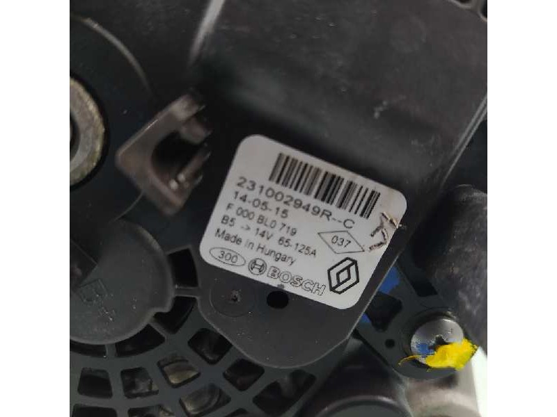 Recambio de alternador para dacia sandero stepway prestige referencia OEM IAM 231002949R  