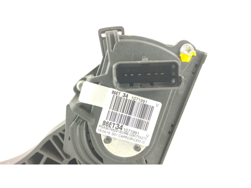 Recambio de potenciometro pedal para peugeot 308 gt line referencia OEM IAM 9674829180 0280755273 