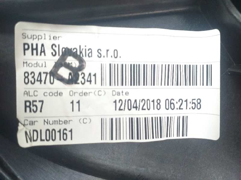 Recambio de elevalunas trasero izquierdo para kia ceed concept referencia OEM IAM 83470A2341 83450A2010 