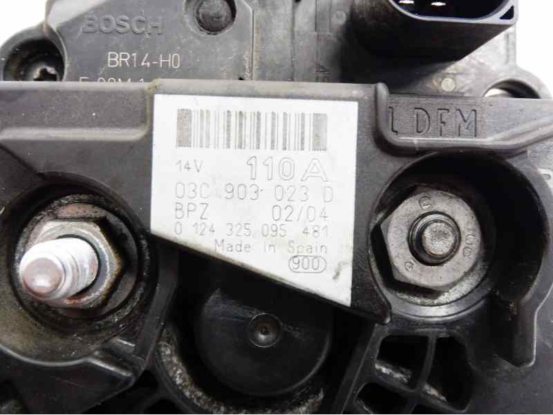 Recambio de alternador para volkswagen golf v berlina (1k1) sportline referencia OEM IAM 03C903023D 0124325095 