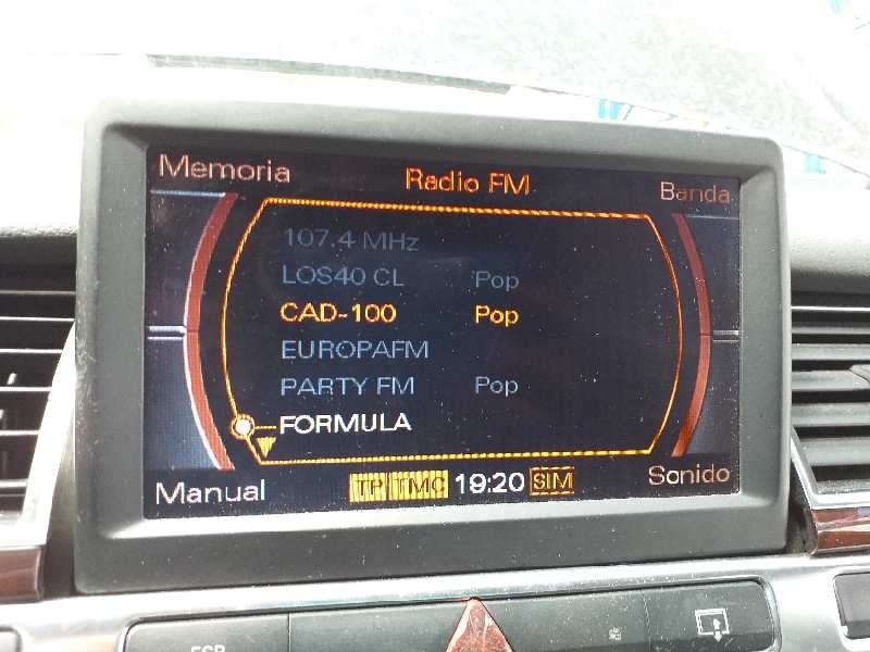 Recambio de pantalla multifuncion para audi a8 (4e2) 3.0 tdi quattro referencia OEM IAM 4E0919603F  