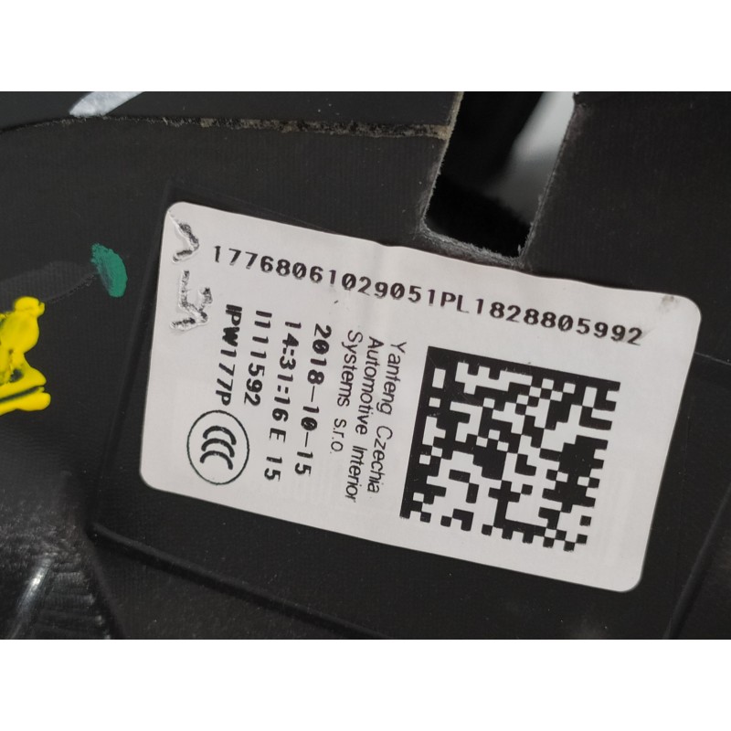 Recambio de salpicadero para mercedes-benz clase a (bm 177) a 180 d (177.003) referencia OEM IAM 1776806302 A1778602601 