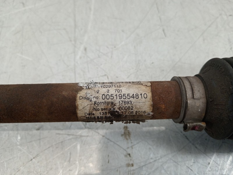 Recambio de transmision delantera izquierda para fiat nuova 500 (150) star referencia OEM IAM 519554810  