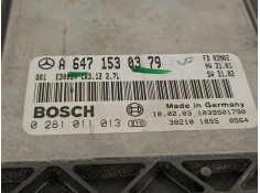 Recambio de centralita motor uce para mercedes-benz clase e (w211) berlina e 270 cdi (211.016) referencia OEM IAM A6471530379 02 2