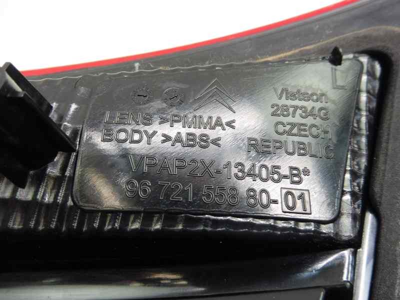 Recambio de piloto trasero izquierdo en porton para citroën c4 lim. collection referencia OEM IAM 9672155880  