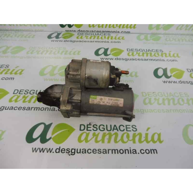 Recambio de motor arranque para fiat fiorino básico familiar referencia OEM IAM 518102660  