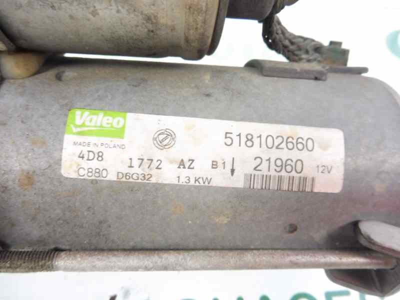 Recambio de motor arranque para fiat fiorino básico familiar referencia OEM IAM 518102660  