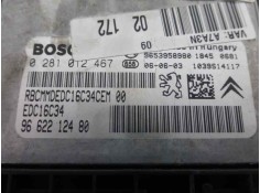 Recambio de centralita motor uce para peugeot 207 x-line referencia OEM IAM 9662212480 0281012467 9653958980 2