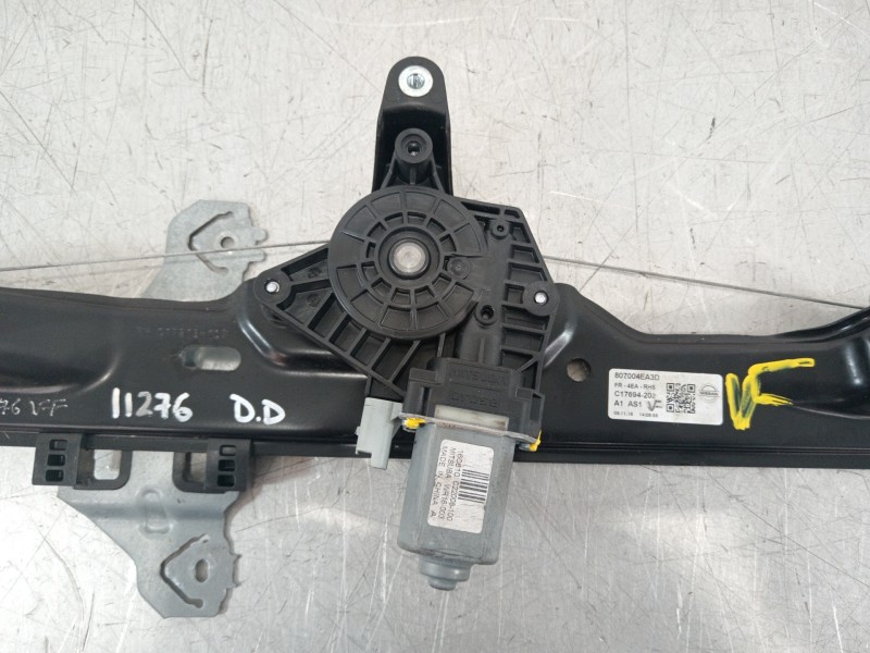 Recambio de elevalunas delantero derecho para nissan qashqai (j11) 360 referencia OEM IAM 807004EA3D  