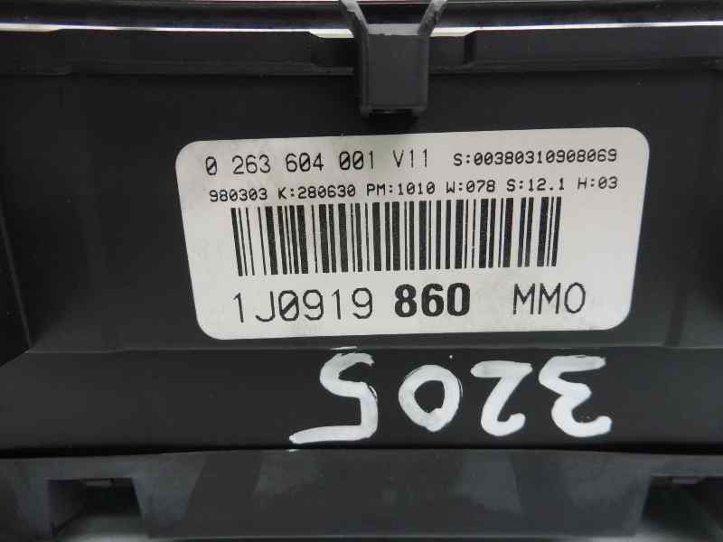 Recambio de cuadro instrumentos para volkswagen golf iv berlina (1j1) conceptline referencia OEM IAM 1J0919860 0263604001 