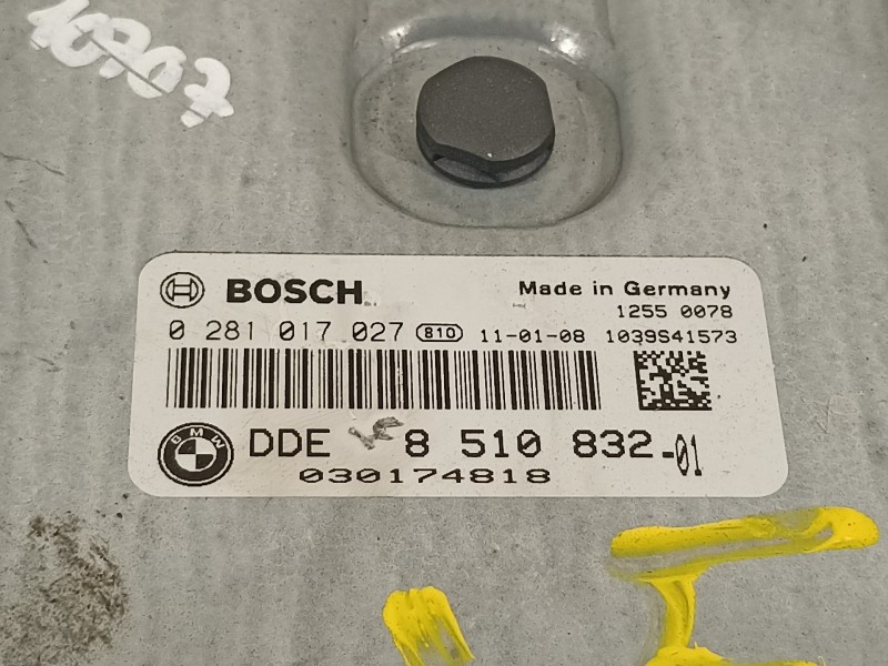 Recambio de centralita motor uce para bmw serie 3 berlina (e90) 318d referencia OEM IAM 8510832 0281017027 