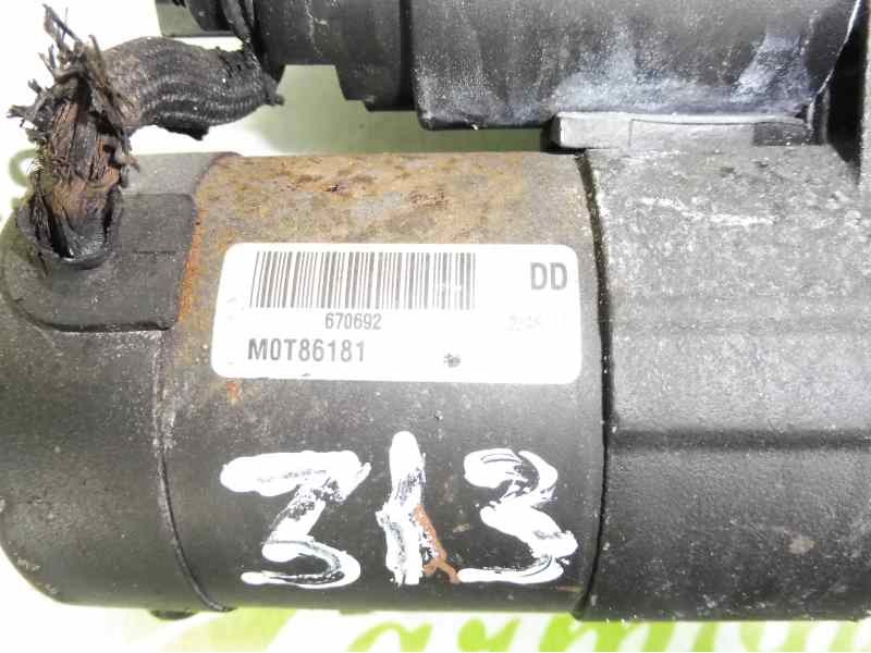 Recambio de motor arranque para nissan micra (k12e) acenta referencia OEM IAM M0T86181  