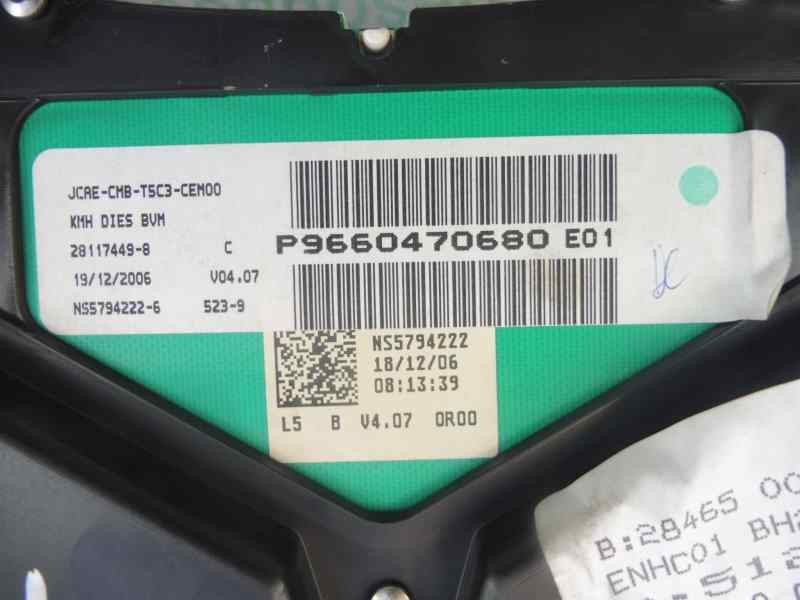 Recambio de cuadro instrumentos para peugeot 307 berlina (s2) xt referencia OEM IAM 9660470680  