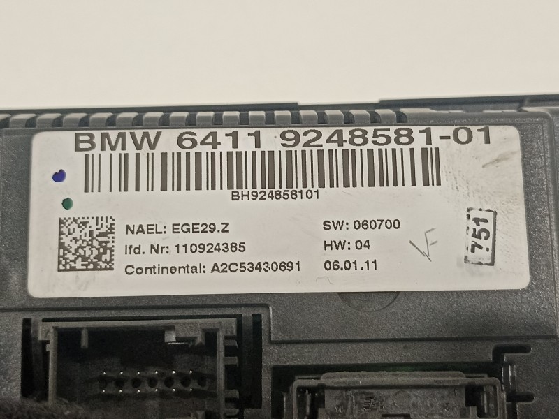 Recambio de mando climatizador para bmw serie 3 berlina (e90) 318d referencia OEM IAM 64119248581  