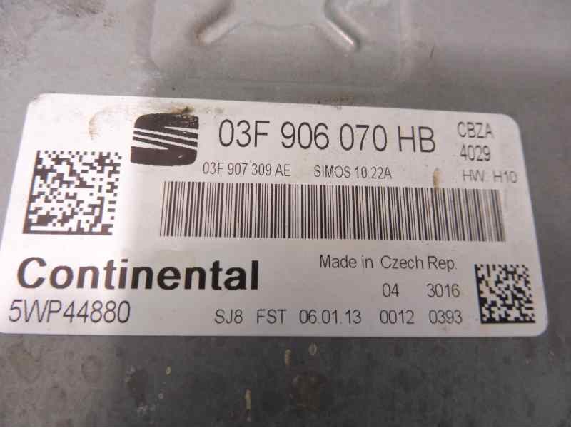 Recambio de centralita motor uce para seat ibiza (6j5) stylance / style referencia OEM IAM 03F906070HB 03F907309AE 5WP44880