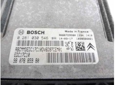 Recambio de centralita motor uce para citroën c-elysée seduction referencia OEM IAM 9807885980 0281030546 9666729580 2