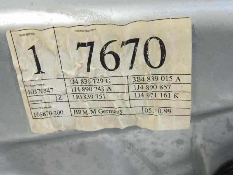 Recambio de elevalunas trasero izquierdo para volkswagen golf iv berlina (1j1) 25 aniversario referencia OEM IAM 1J4839755C  