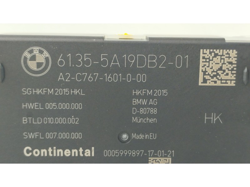 Recambio de modulo electronico para bmw serie 3 berlina (g20) 318d referencia OEM IAM 61355A19DB2 A2C7671601000 