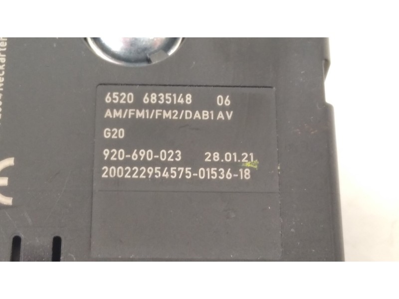 Recambio de modulo electronico para bmw serie 3 berlina (g20) 318d referencia OEM IAM 65206835148 920690023 200222954575