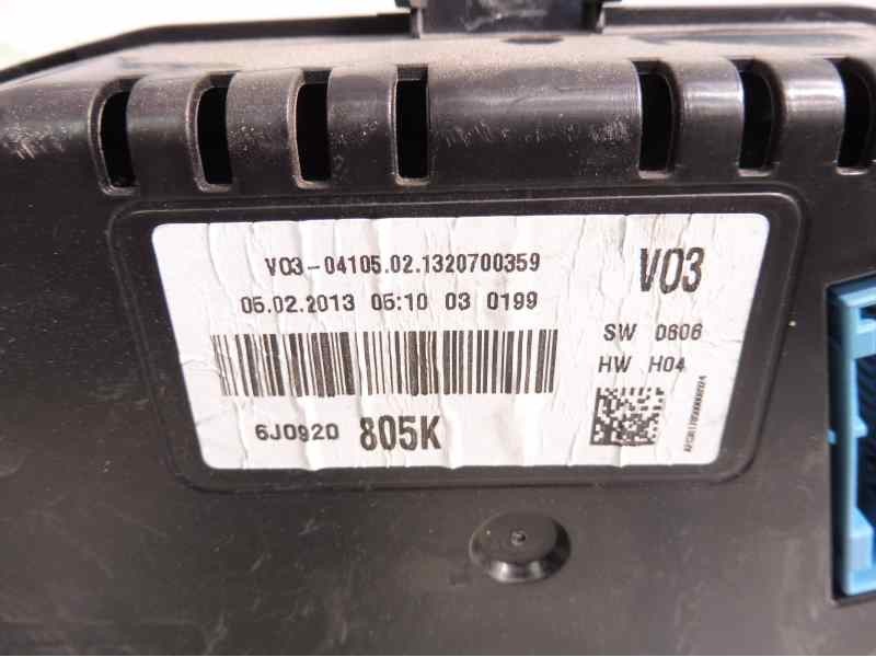 Recambio de cuadro instrumentos para seat ibiza (6j5) stylance / style referencia OEM IAM 6J0920805K  