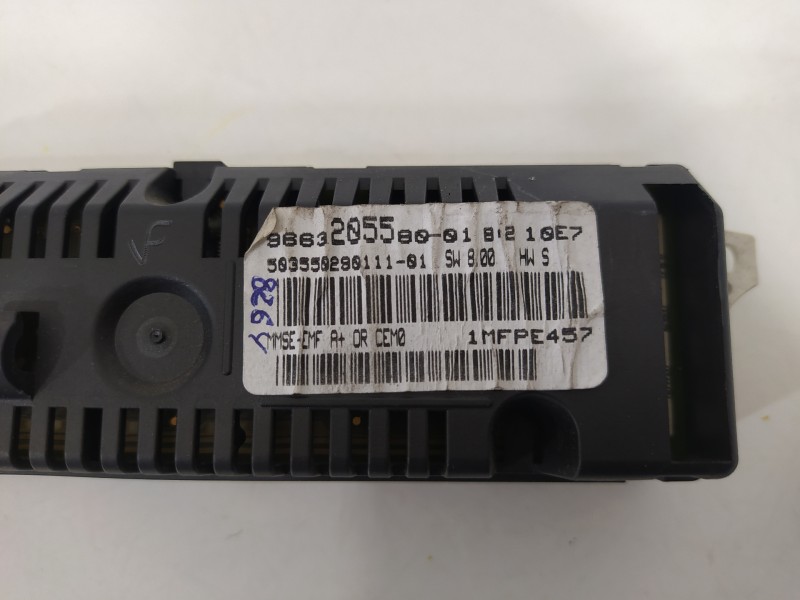 Recambio de pantalla multifuncion para peugeot 207 x-line referencia OEM IAM 9663205580  