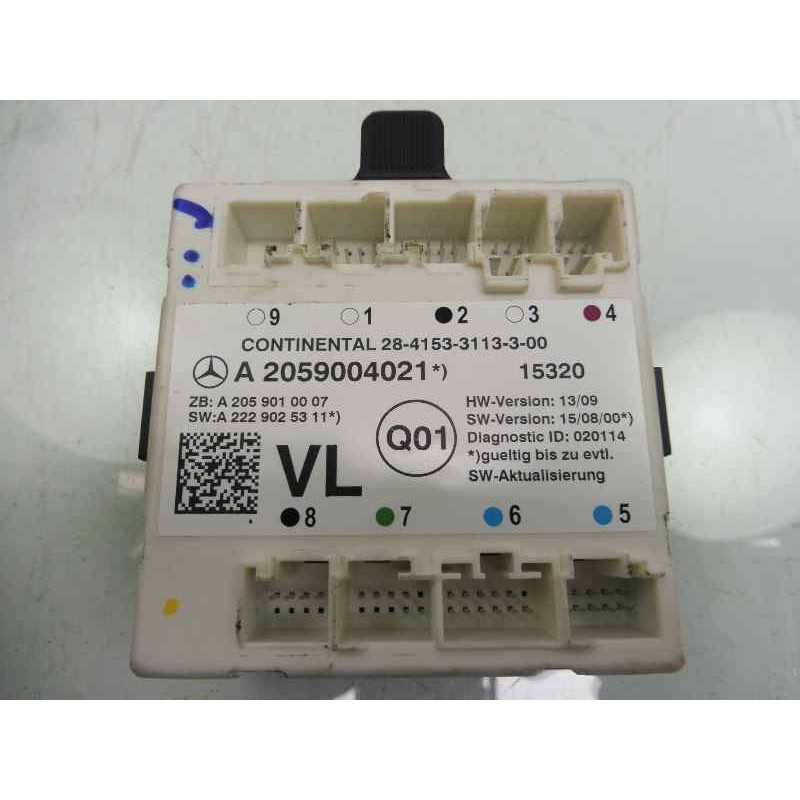 Recambio de modulo confort para mercedes-benz clase c (w205) familiar c 220 t d 4matic (205.205) referencia OEM IAM 2059004021  