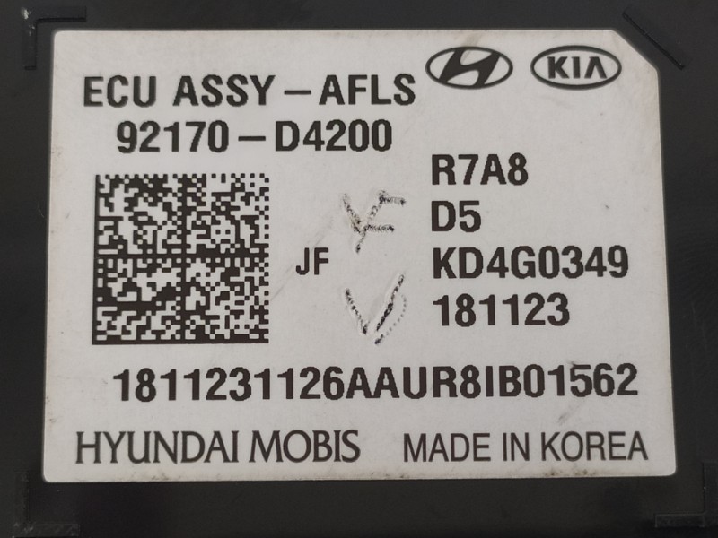 Recambio de modulo electronico para kia optima optima (2015 -2020) referencia OEM IAM 92170D4200  