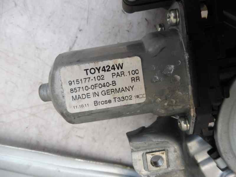 Recambio de elevalunas trasero derecho para toyota verso active referencia OEM IAM 857100F040 915177102 