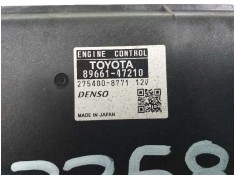 Recambio de centralita motor uce para toyota prius (nhw30) executive referencia OEM IAM 8966147210 2754008771  2