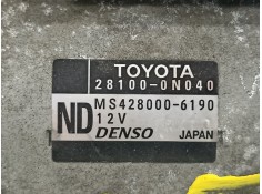Recambio de motor arranque para toyota yaris active referencia OEM IAM 281000N040   2