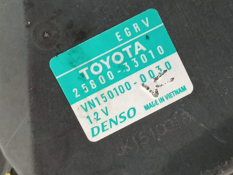 Recambio de caja mariposa para toyota yaris active referencia OEM IAM 2580033010  