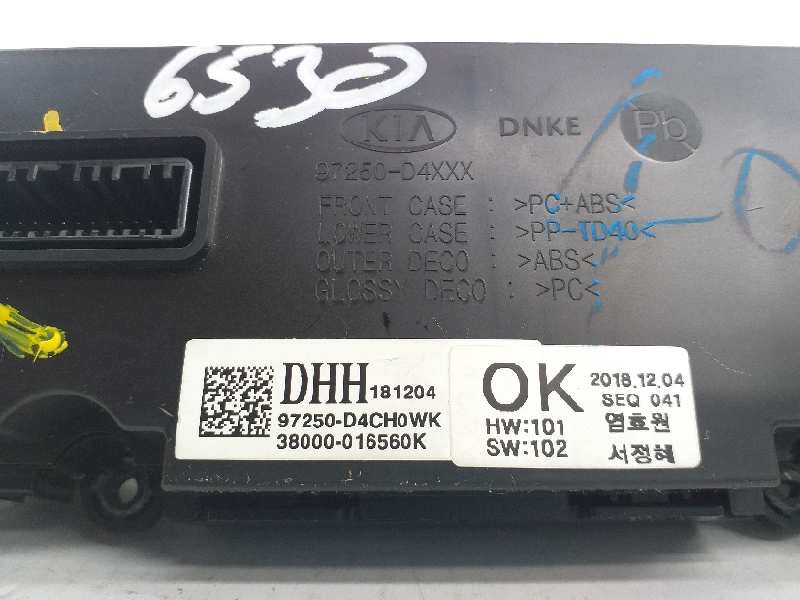 Recambio de mando climatizador para kia optima optima (2015 -2020) referencia OEM IAM 97250D4CH0WK  