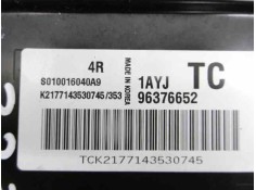 Recambio de centralita motor uce para chevrolet kalos 1.2 s (d/a) referencia OEM IAM 96376652 S010016040A9  2