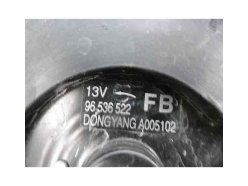 Recambio de electroventilador para chevrolet kalos 1.2 s (d/a) referencia OEM IAM 96536522  