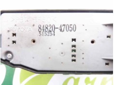 Recambio de mando elevalunas delantero izquierdo para toyota prius (nhw20) sol referencia OEM IAM 8482047050   2