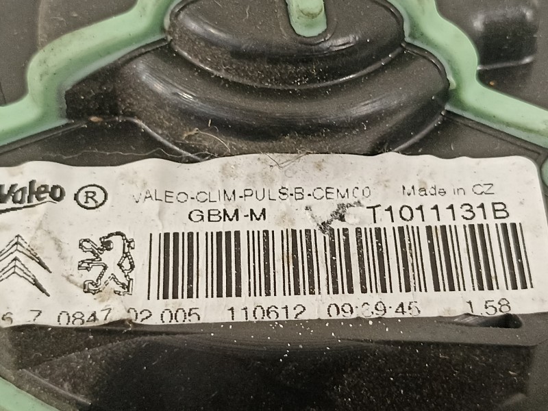 Recambio de ventilador calefaccion para citroën c4 lim. collection referencia OEM IAM T1011131B  