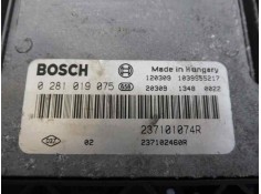 Recambio de centralita motor uce para renault scenic iii grand dynamique referencia OEM IAM 237101074R 0281019075  2