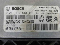 Recambio de centralita motor uce para peugeot 207 207 + referencia OEM IAM 9805947780 0281019818 9666729680 2