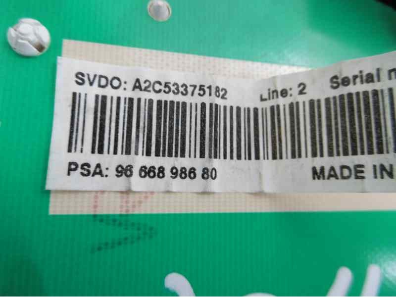Recambio de cuadro instrumentos para peugeot 207 207 + referencia OEM IAM 9666898680 A2C53375182 