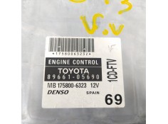 Recambio de centralita motor uce para toyota avensis berlina (t25) 2.0 d4-d executive berlina (5-ptas.) referencia OEM IAM 89661 2