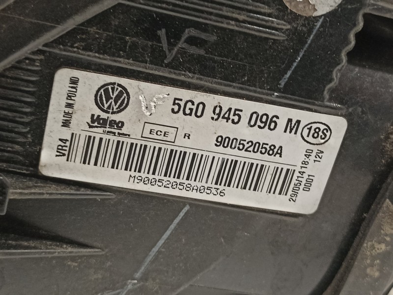 Recambio de piloto trasero derecho para volkswagen golf vii lim. advance bluemotion referencia OEM IAM 5G0945096M  