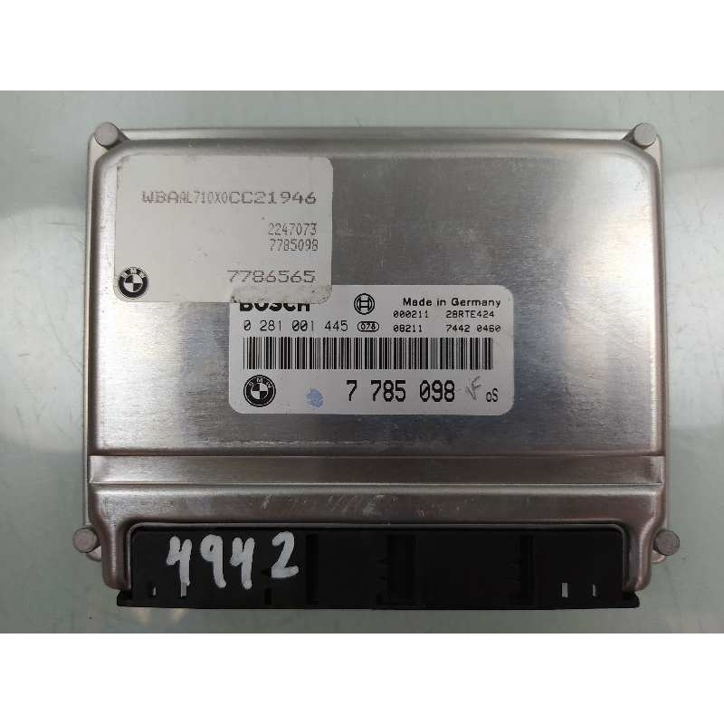 Recambio de centralita motor uce para bmw serie 3 berlina (e46) 320d referencia OEM IAM 13617785098 7786565 0281001445