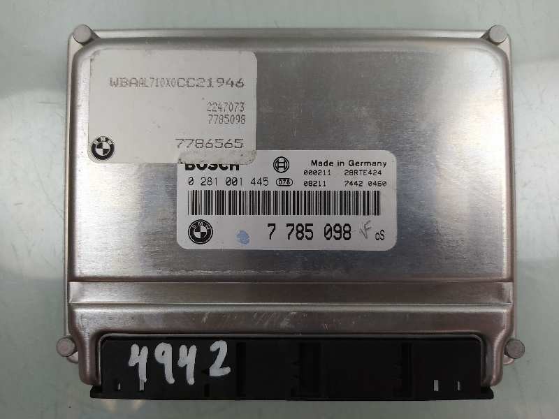 Recambio de centralita motor uce para bmw serie 3 berlina (e46) 320d referencia OEM IAM 13617785098 7786565 0281001445