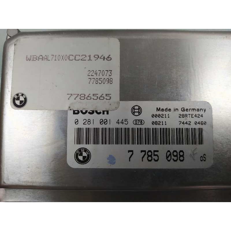 Recambio de centralita motor uce para bmw serie 3 berlina (e46) 320d referencia OEM IAM 13617785098 7786565 0281001445