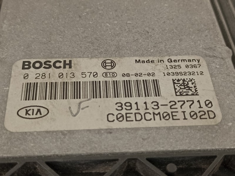 Recambio de centralita motor uce para kia cee´d emotion referencia OEM IAM 3911327710 281013570 