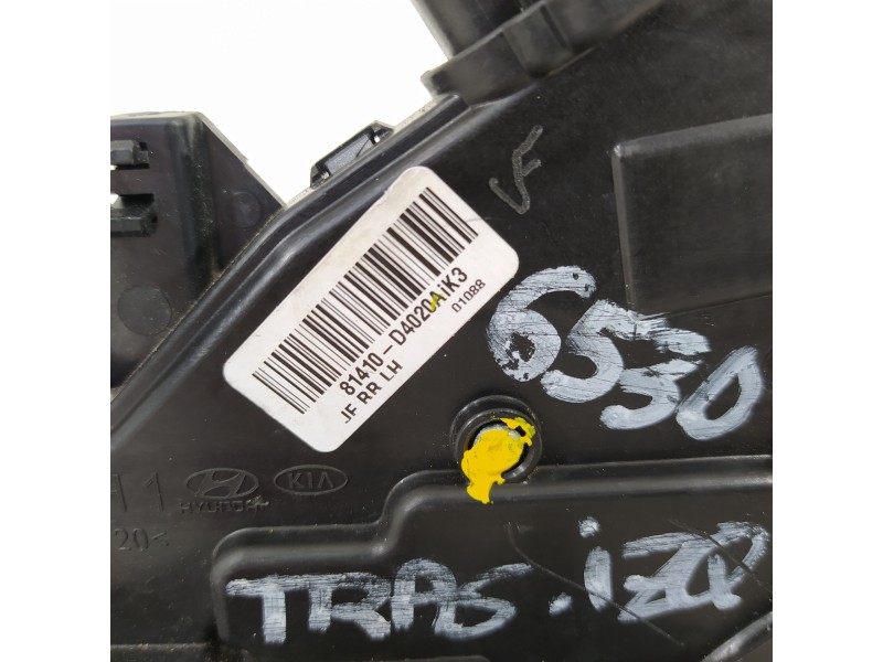 Recambio de cerradura puerta trasera izquierda para kia optima optima (2015 -2020) referencia OEM IAM 81410D4020A  