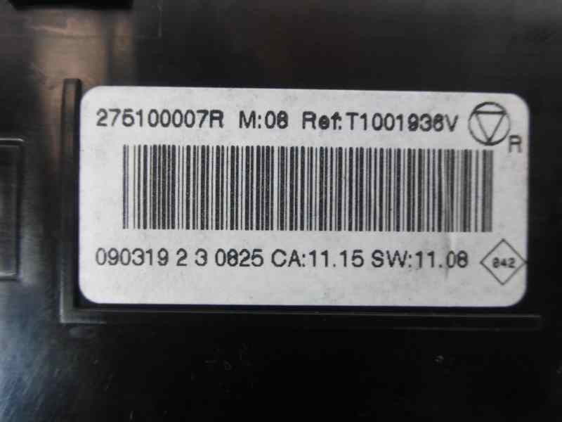 Recambio de mando climatizador para renault megane iii berlina 5 p dynamique referencia OEM IAM 275100007R T1001936V 